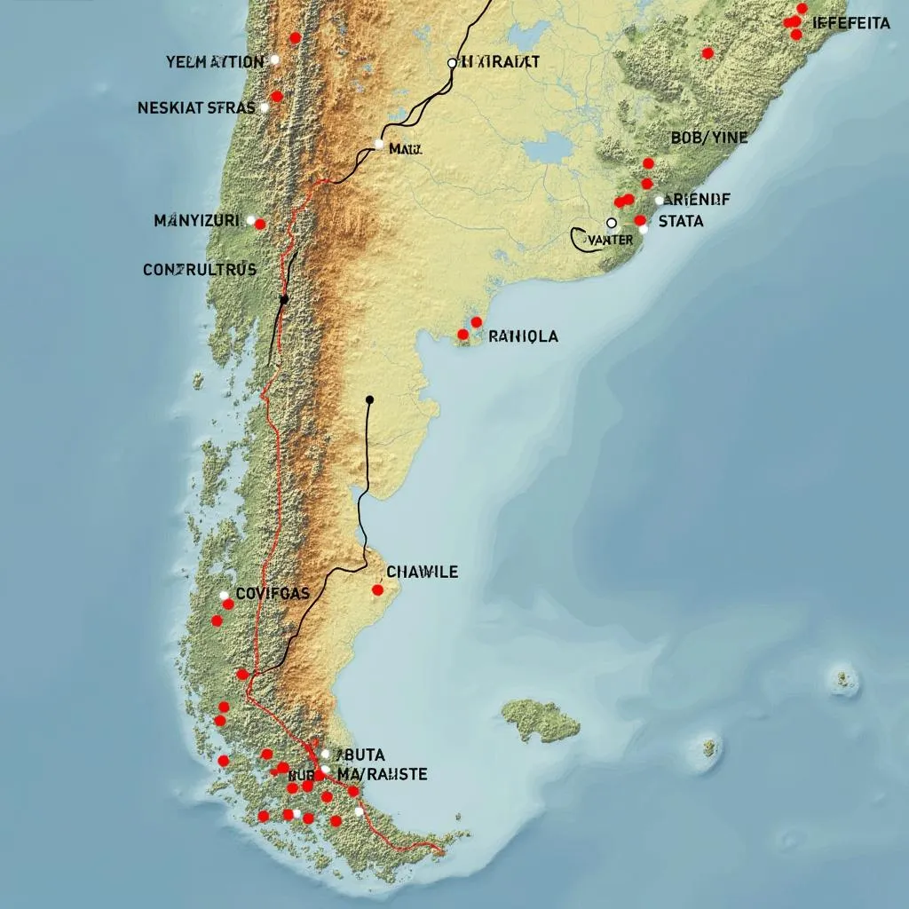 Mapa de Estaciones YPF