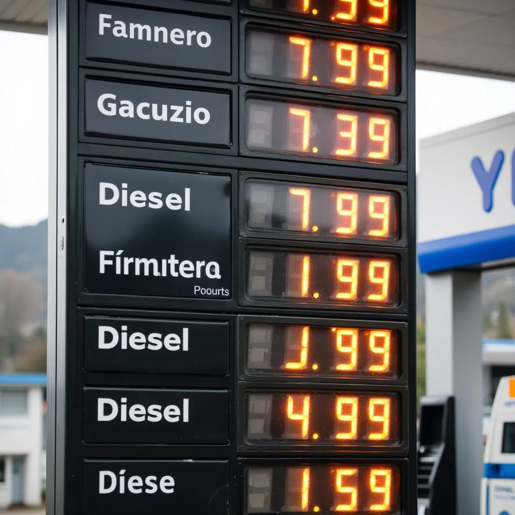 Lista de Precios YPF